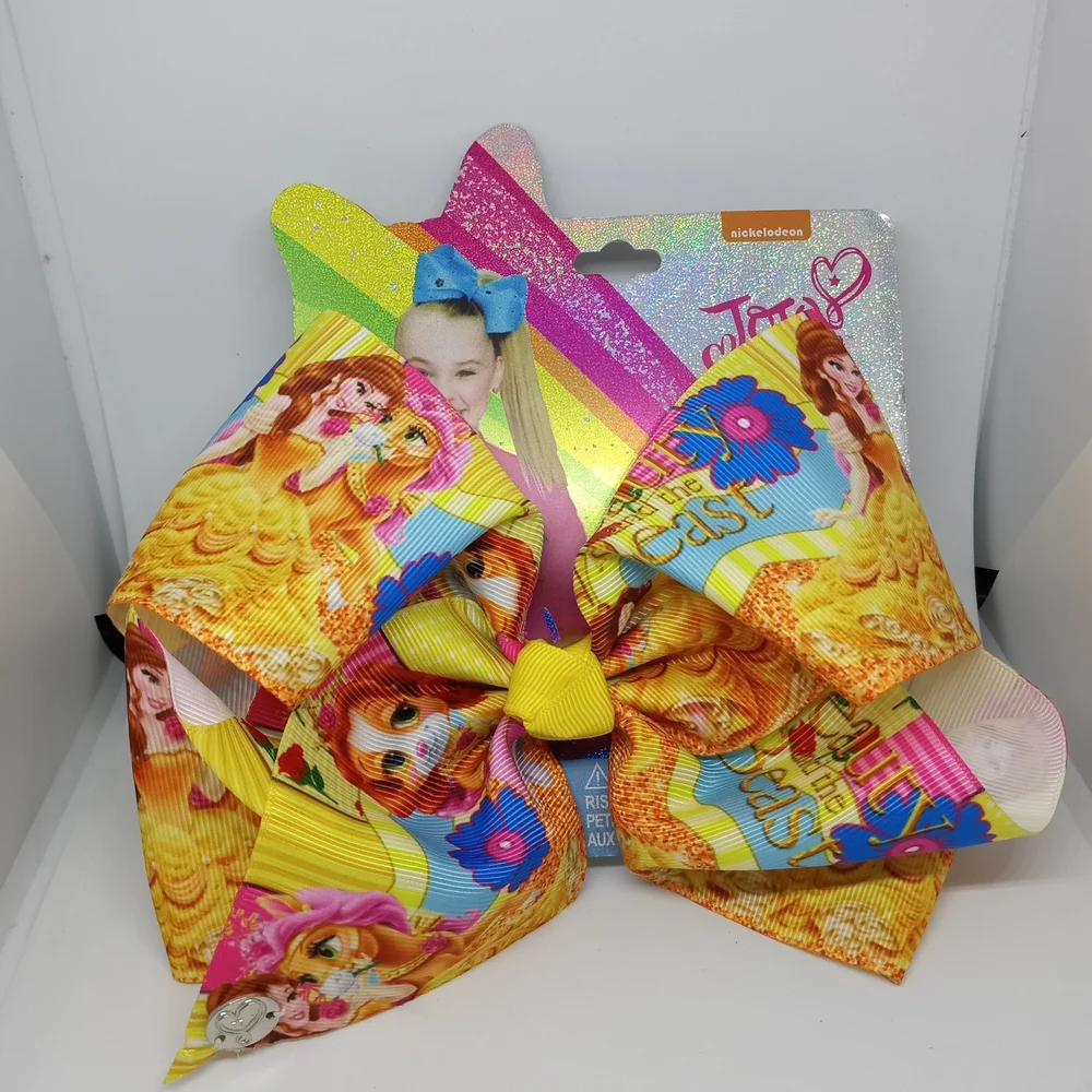 JoJo Siwa Beauty and the Beast Colorful Hair Bow